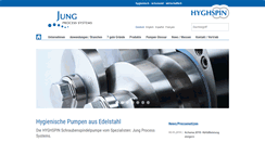Desktop Screenshot of jung-process-systems.de